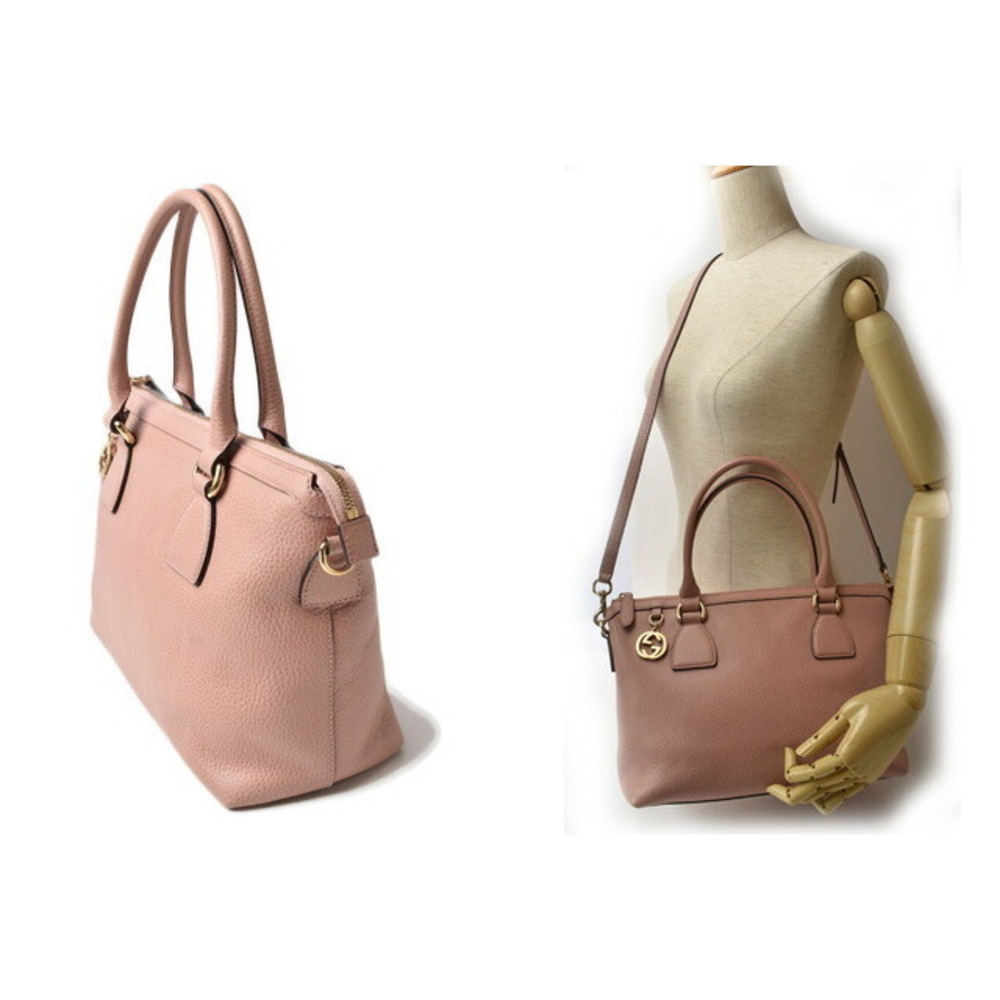 Gucci Handbag Interlocking Gg Pink - image 4